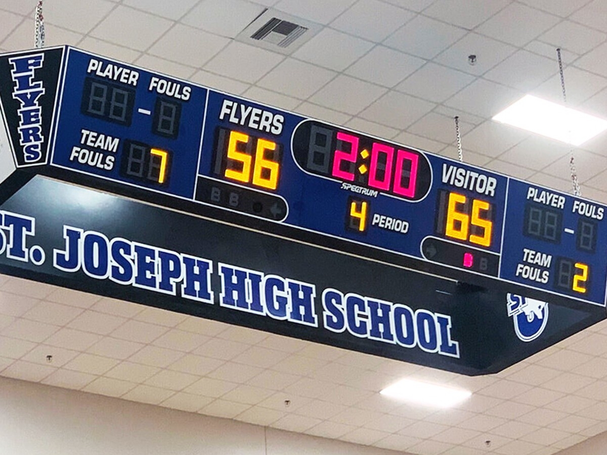 St. Joseph High School; Model BB-5244, 3' x 18', Victoria, TX